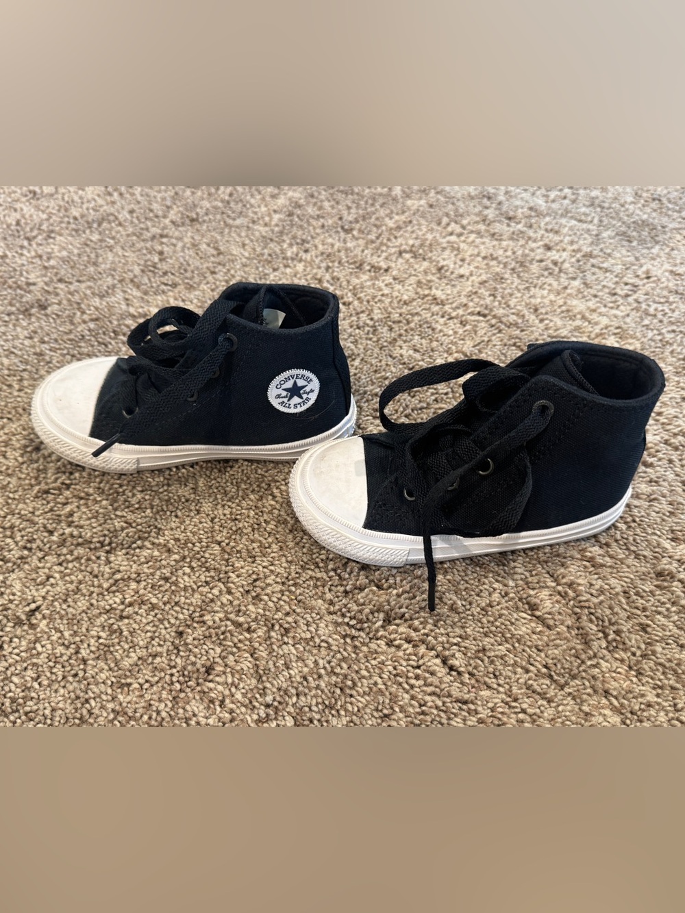 Converse Black and White Kids' High-Top Sneakers